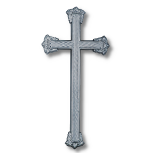 Cemetery Memorial Byzantine Orthodox Aluminum 33 Χ 16 cm