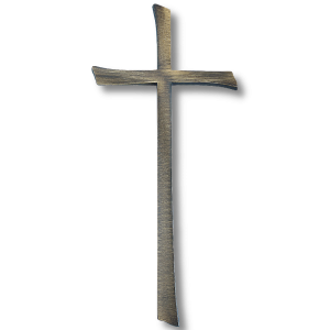 Cemetery Memorial Byzantine Orthodox Brass 45 x 20 cm