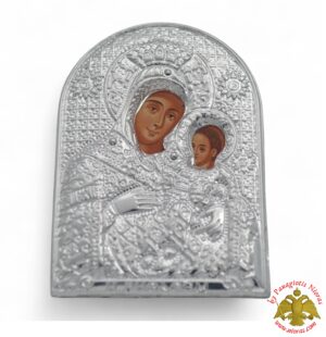 Μαγνητική Εικόνα Παναγία Βηθλεεμ Επάργυρο Πλαίσιο 45x55mm