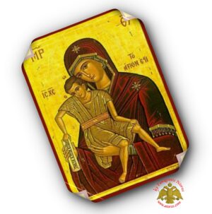 Πλαστικοποιημένη Εικόνα Παναγία Άξιον Εστι