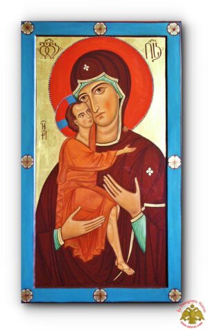 Holy Wooden Icon of Theotokos Virgin Mary from the Orthodox Country of Georgia